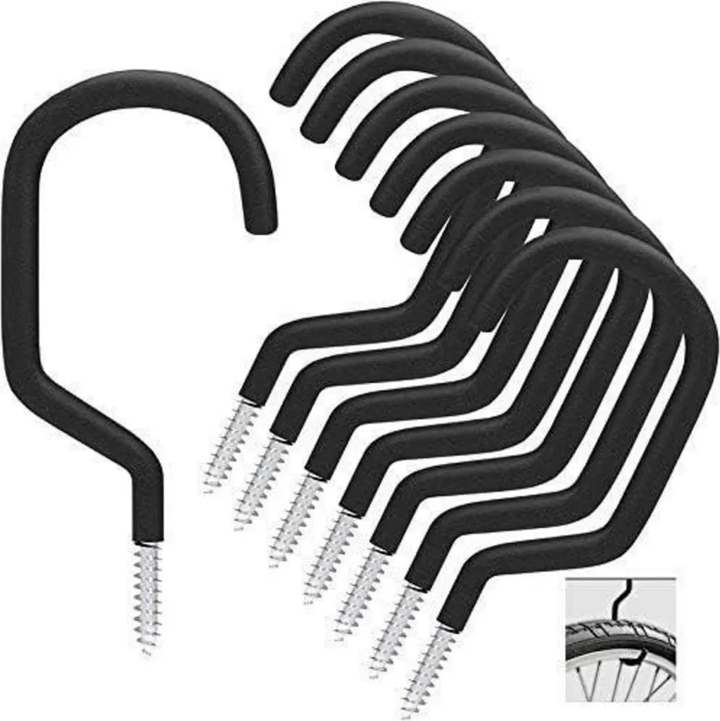 Support mural vélo kit de 8 pièces robustes pour rangement de garage