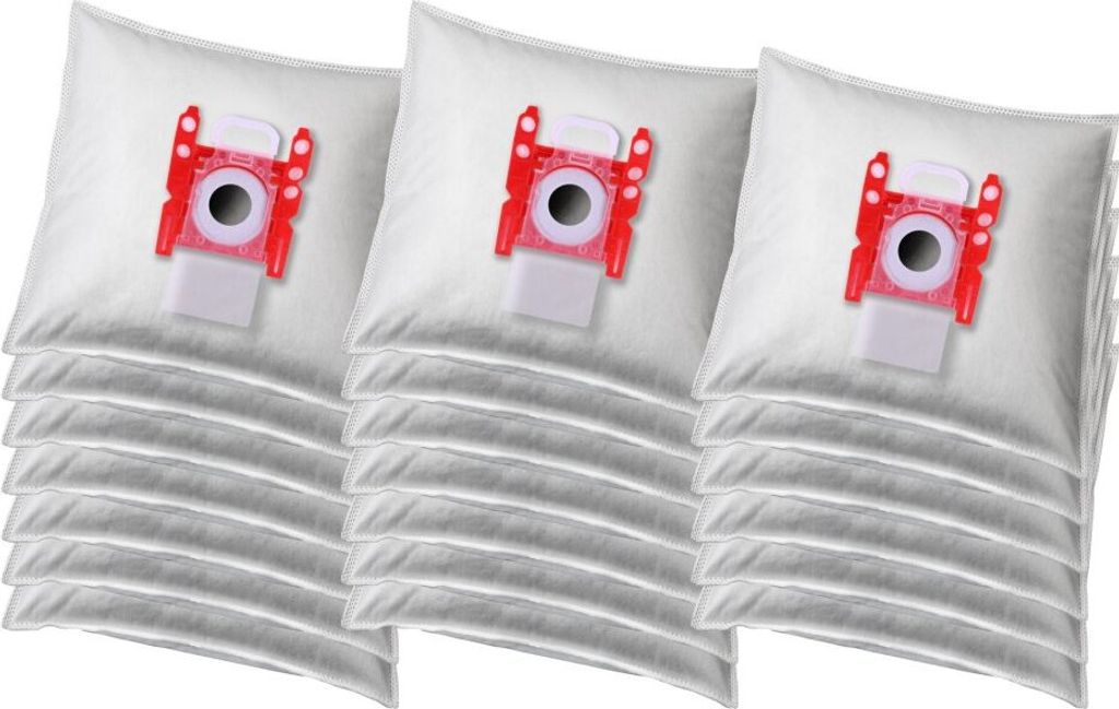 KOMA BS67G - Set mit 20 Stück Staubsaugerbeuteln mit Kunststoffstaubsperre für Bosch Typ G ALL Staubsauger