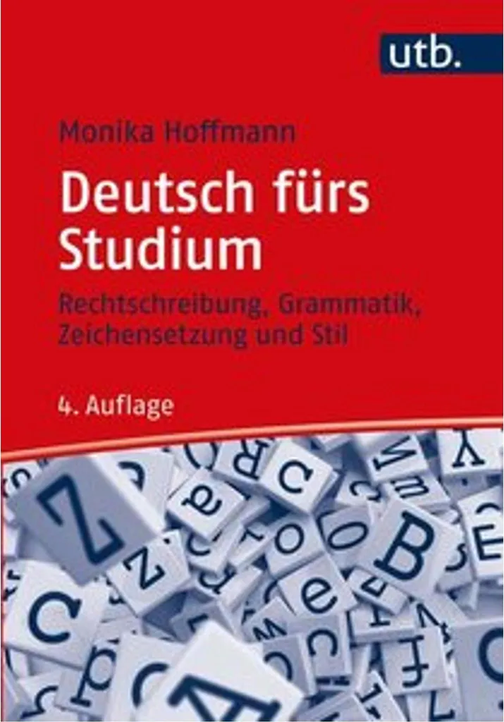 Livre de préparation à l'allemand universitaire Deutsch fürs Studium