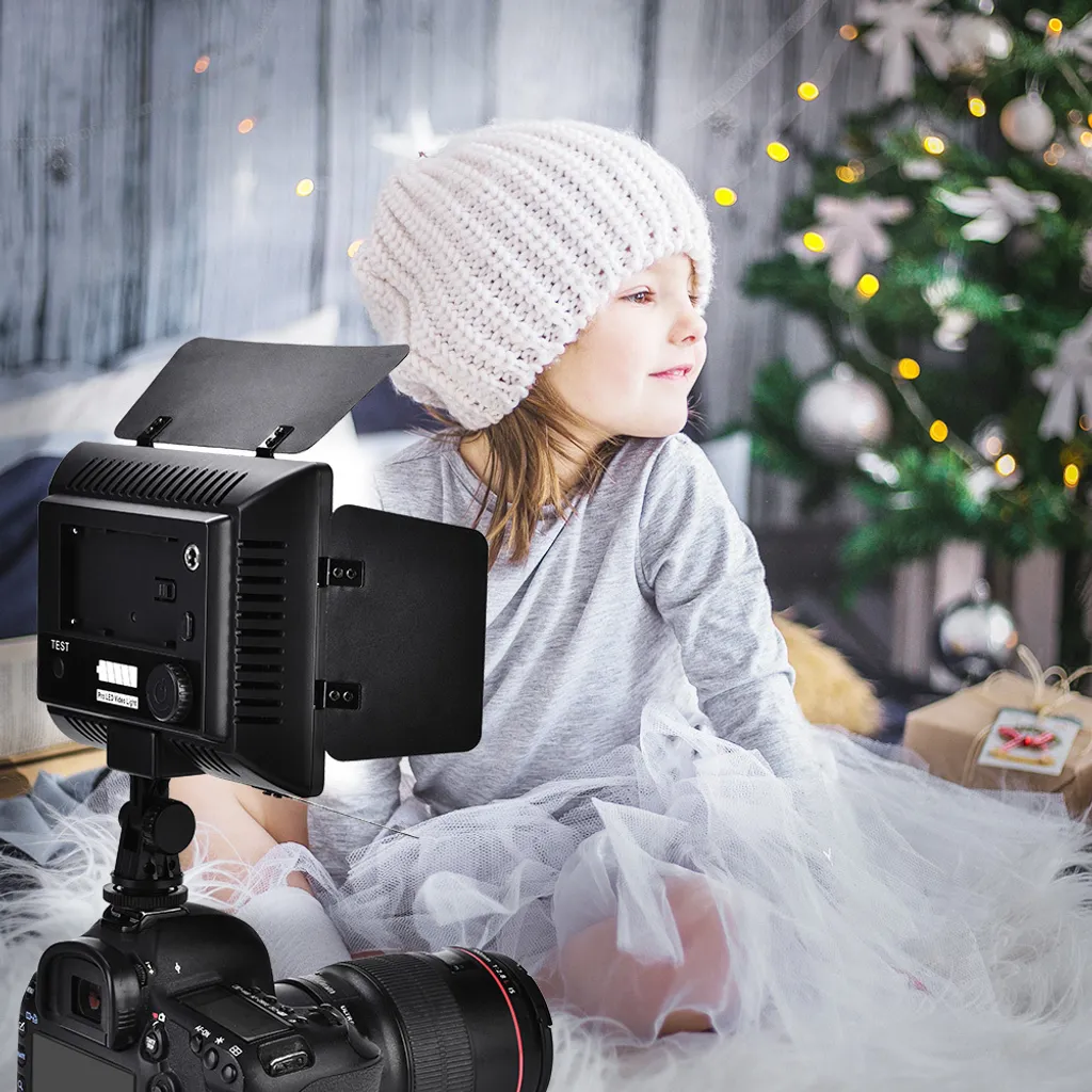Luce Fotografica LED Professionale - Lampada Video DSLR Portatile