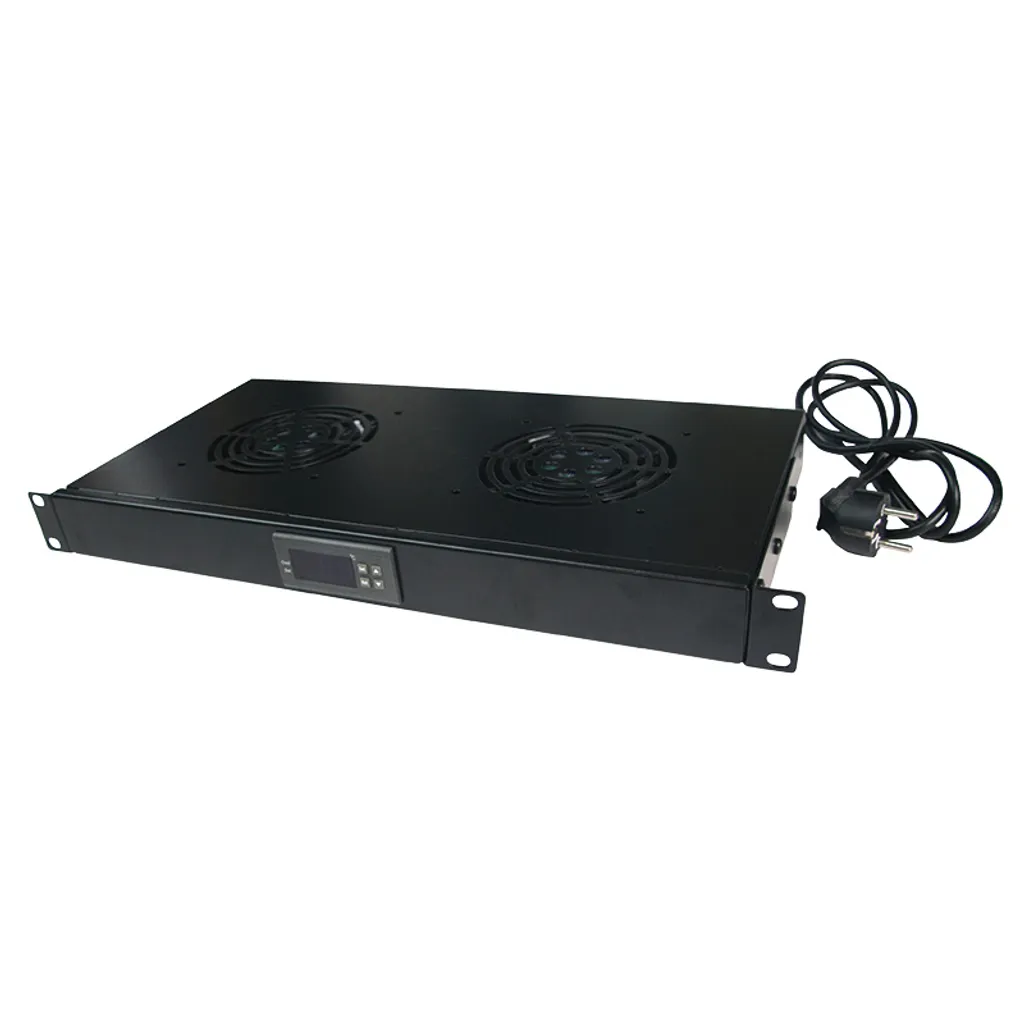 Vassoio Ventole LogiLink 19" Nero 1U - Raffreddamento Rack Professionale