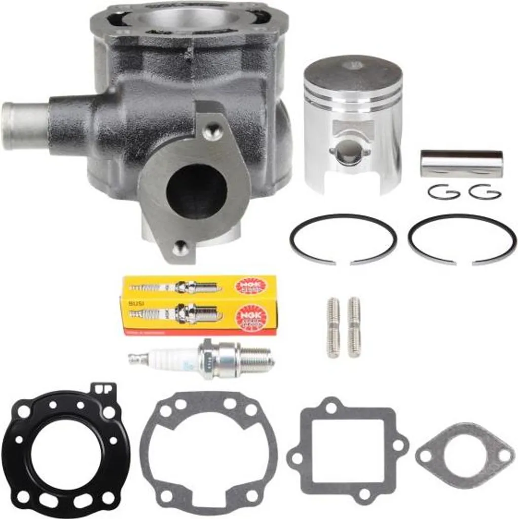 Kit Cylindre Fonte 50ccm Alésage 41mm avec Bougie pour Moteur Morini LC