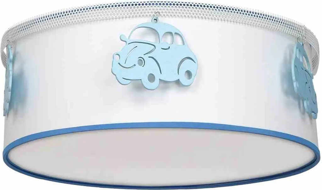 Luminaire de plafond à motif voitures pour chambre petit garçon