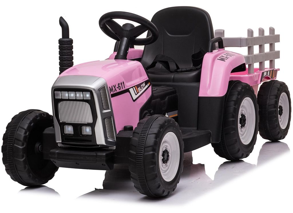 Elektrischer Kindertraktor mit Anhaenger - Kinder Produktbild 