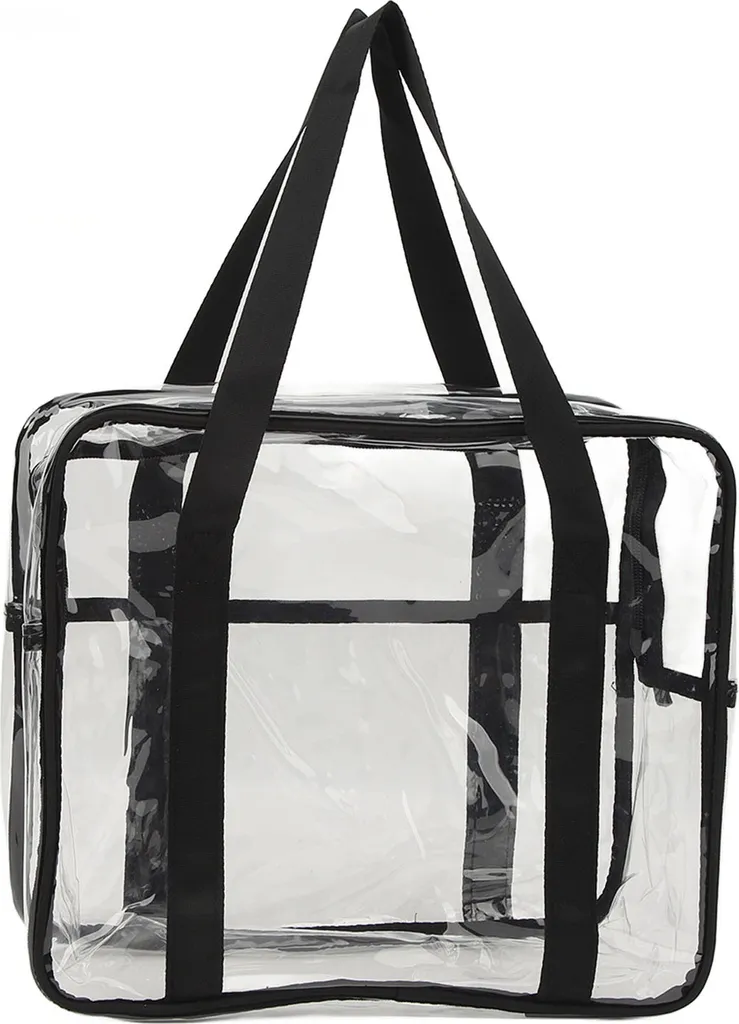 Borsa Trasparente Approvata Stadio | PVC Resistente e Tracolla