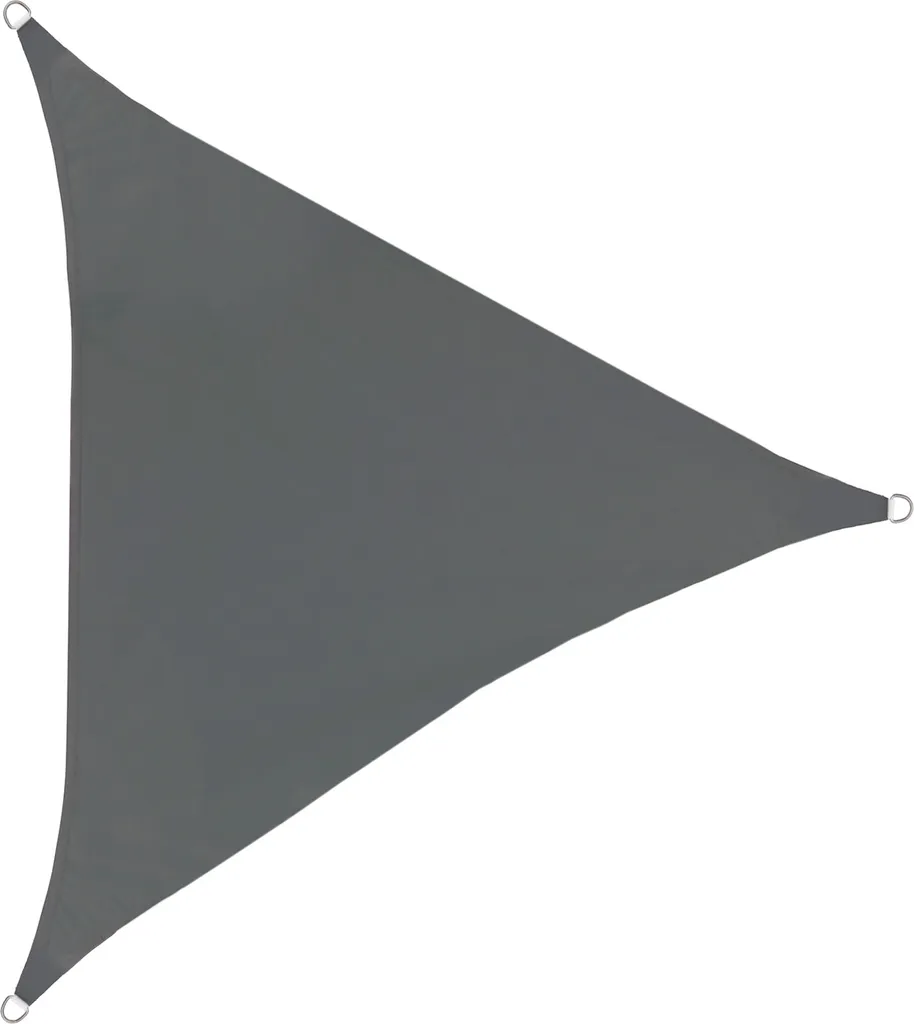 Voile d'ombrage étanche 4m contre la chaleur et la pluie gris foncé