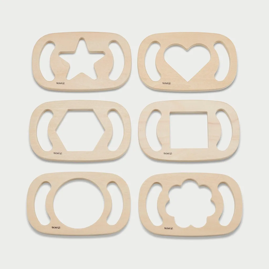 Tickit 73612 Plateau en Bois Anti-Désordre pour Jeux Éducatifs 1 an