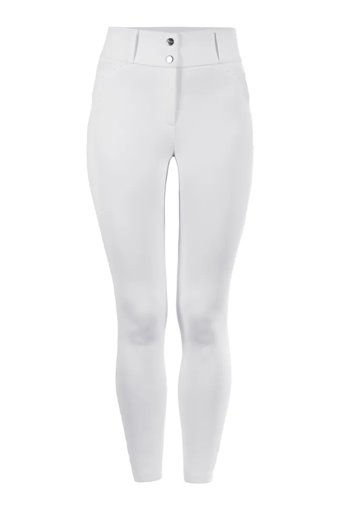Pantalon concours hippique femme blanc Cavallo Candera Grip Mobile T42