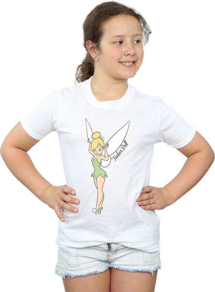 Tinkerbell - "Classic" T-Shirt für Mädchen BI1629 (128) (Weiß)