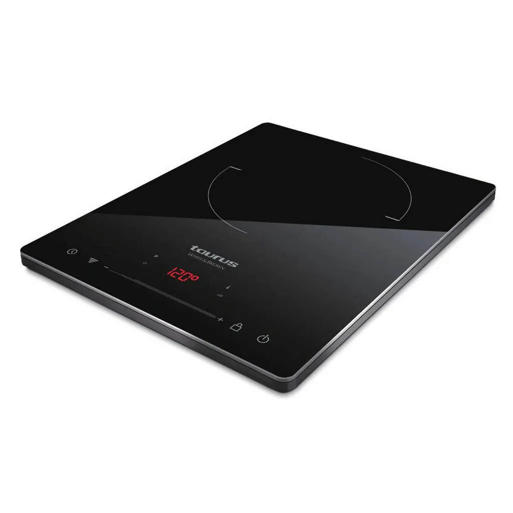 Taurus Darkfire 2000W | Piastra Induzione Digitale Ultra Slim Nera