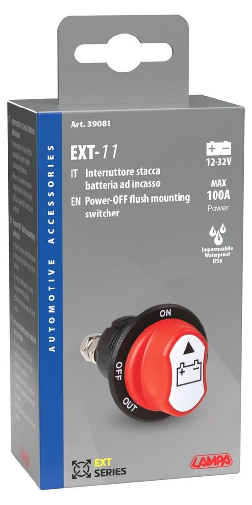 LAMPA 39081 Auto Batteriehauptschalter 12 32V Produktbild 