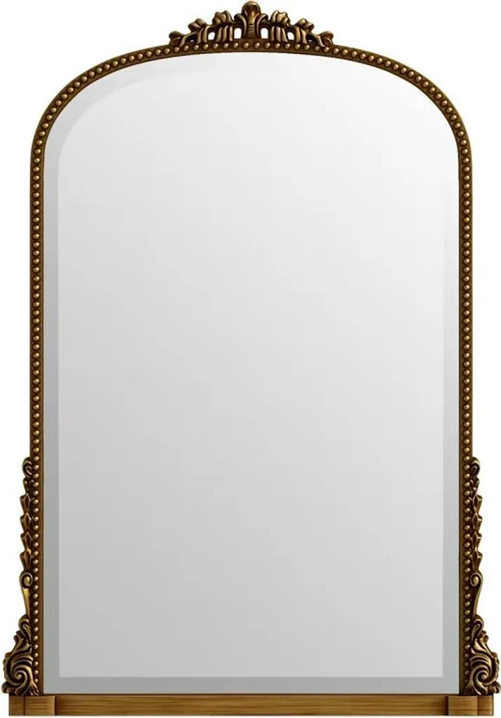 Miroir de salle de bain bombé format rectangulaire 70x100 cm noir mat