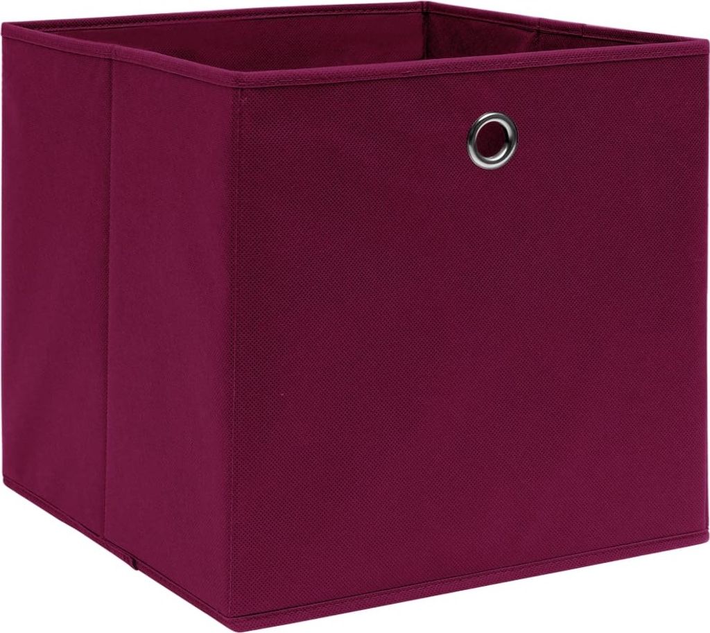 vidaXL Scatole portaoggetti 4 pz. Tessuto non tessuto Immagine del prodotto 