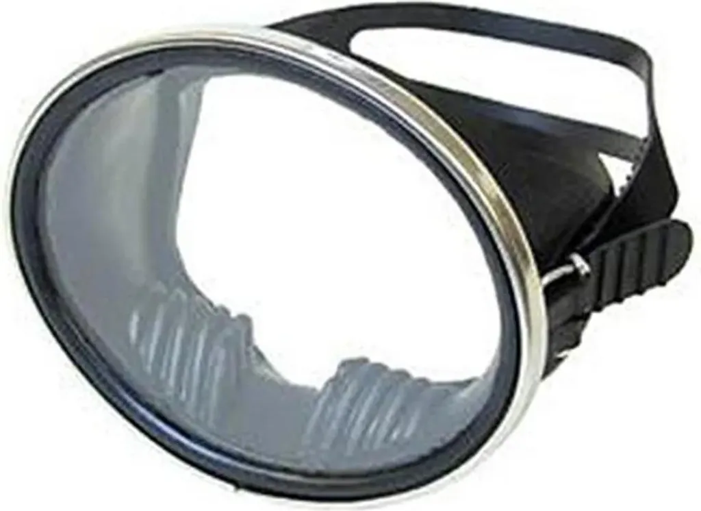 Masque de Plongée Vintage Beuchat Super Compensator en Caoutchouc Noir