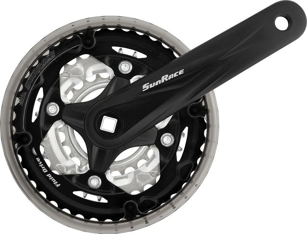 Sunrace Kettenradgarnitur Kurbelsatz FCM600 22-32-42 Zähne Produktbild 