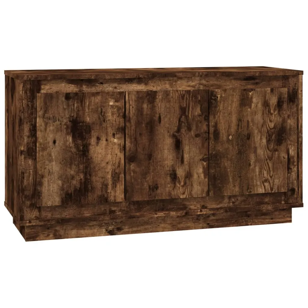 Credenza Rovere Fumo SYFAX™ 102x35x55 cm Legno Multistrato Robusta