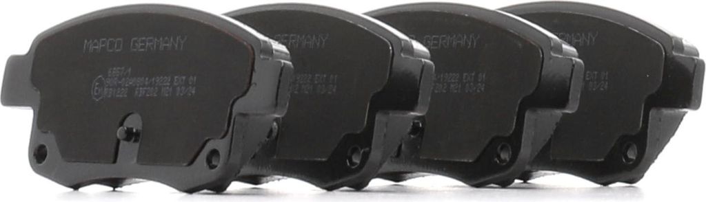 MAPCO Bremsbeläge Satz Hinten für FORD Transit Mk6 Kasten (V347, V348, FA) 6857/1