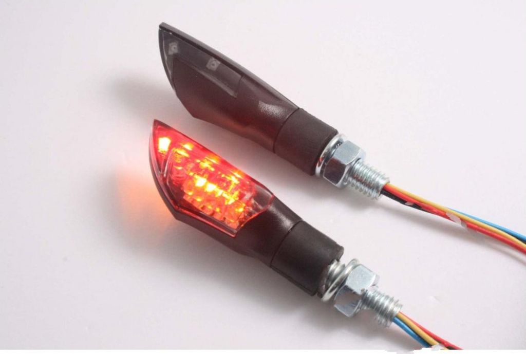 Blinker JMP RELEASE LED mit Brems- und Rücklicht Rauchglas schwarz