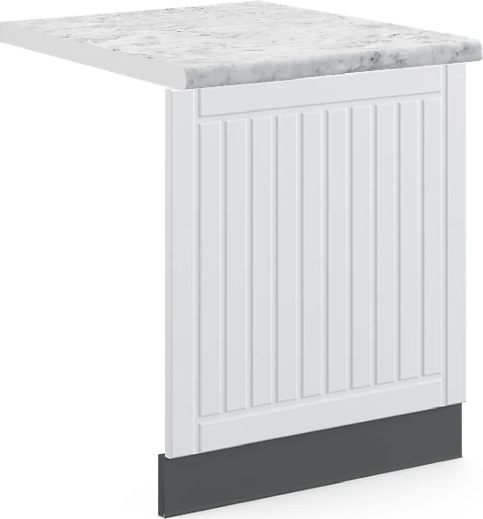 Vicco Pannello frontale Fame-Line, 60 cm , PT Marmo, Bianco casa di campagna/Antracite