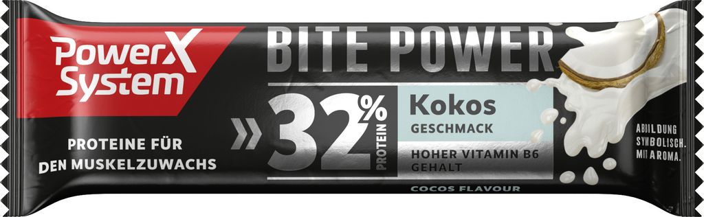 Power System Bite Power Cocos Bar 24 x 35g (840g) Produktbild 