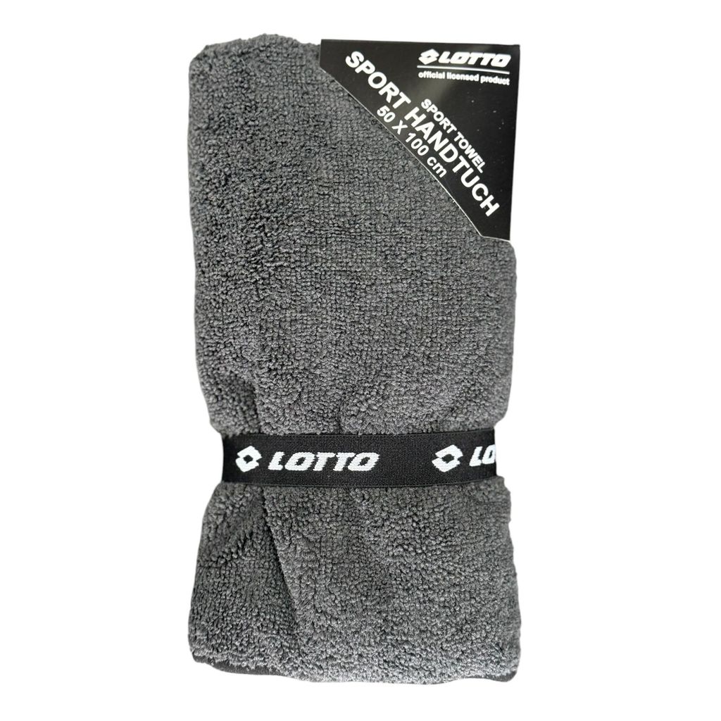LOTTO Sporttuch GRAU 50 x 100 cm - Reise Sporttuch Produktbild 