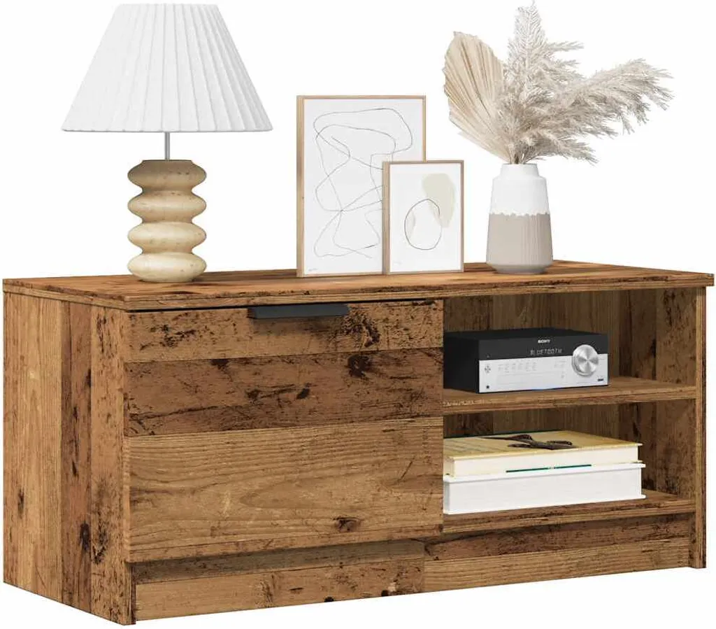 Set 2 Mobili Porta TV 80cm Maison Exclusive - Effetto Legno Rustico