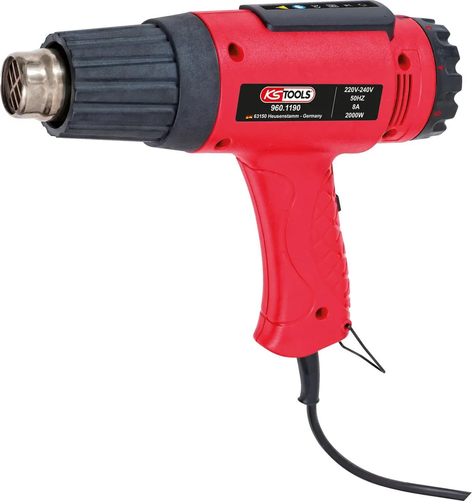 Décapez sans effort avec le pistolet à air chaud KS TOOLS 960.1191