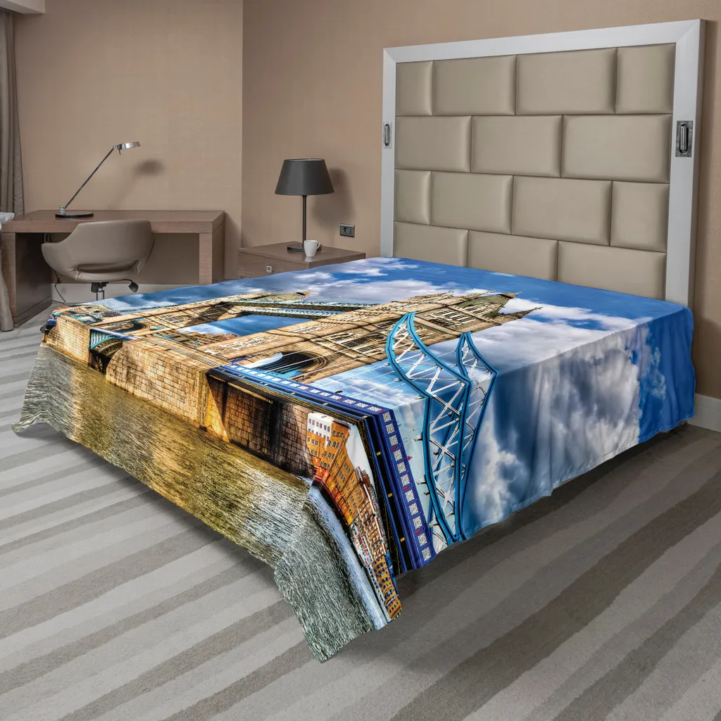 Lenzuolo Sopra King Size ABAKUHAUS Londra - Facile da Stirare