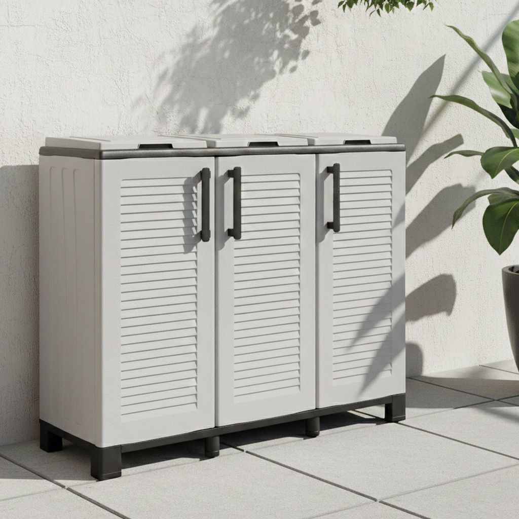Afvalbak FAMILY voor gescheiden afval, 102 cm Productafbeelding 
