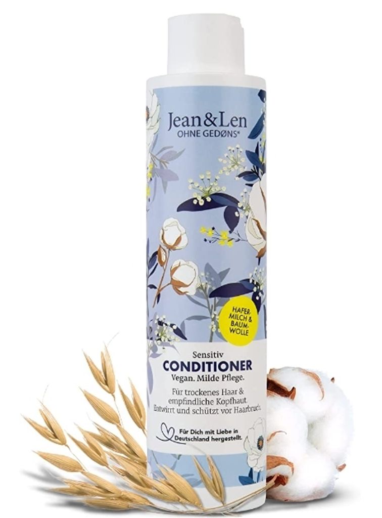 Jean & Len Feuchtigkeitspflege Hafermilch & Baumwolle, 300ml