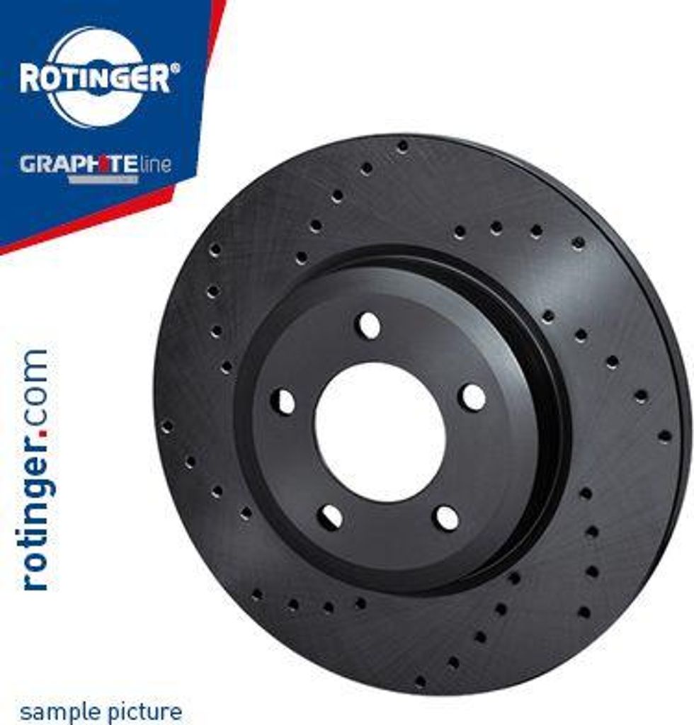 ROTINGER RT 1776-GL T3 Bremsscheibe OE 2044230612 kompatibel mit E-Klasse, C-Klasse
