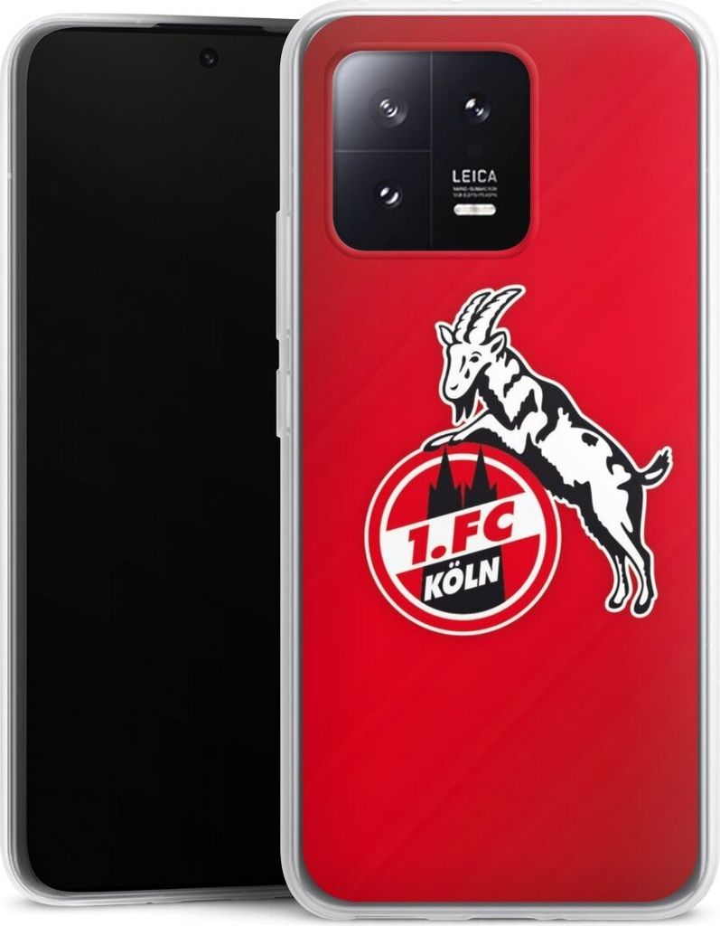 DeinDesign Slim Hülle für Xiaomi 13 Silikon Case Ultra Dünn Handyhülle 1. FC Köln EffZeh Offizielles Lizenzprodukt