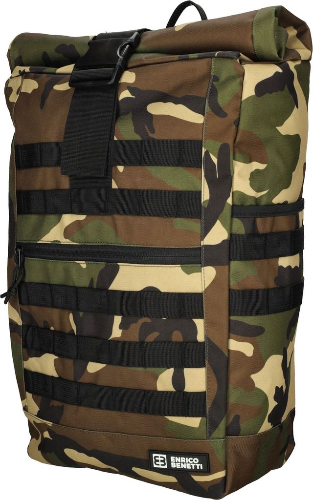 Großer Herren Damen Rucksack Kurierrucksack Laptop Tablet Fach Schule Uni Arbeit Camouflage