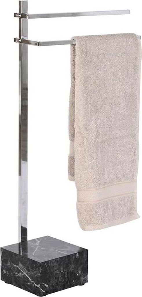 Handtuchhalter dkd home decor silber mdf Stahl (45 x 21 x 80 cm)