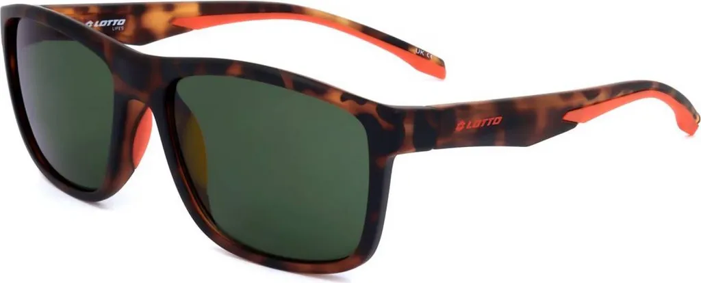 Monture de Lunettes Lotto Ls1012 Style Écaille et Rouge Ferrari