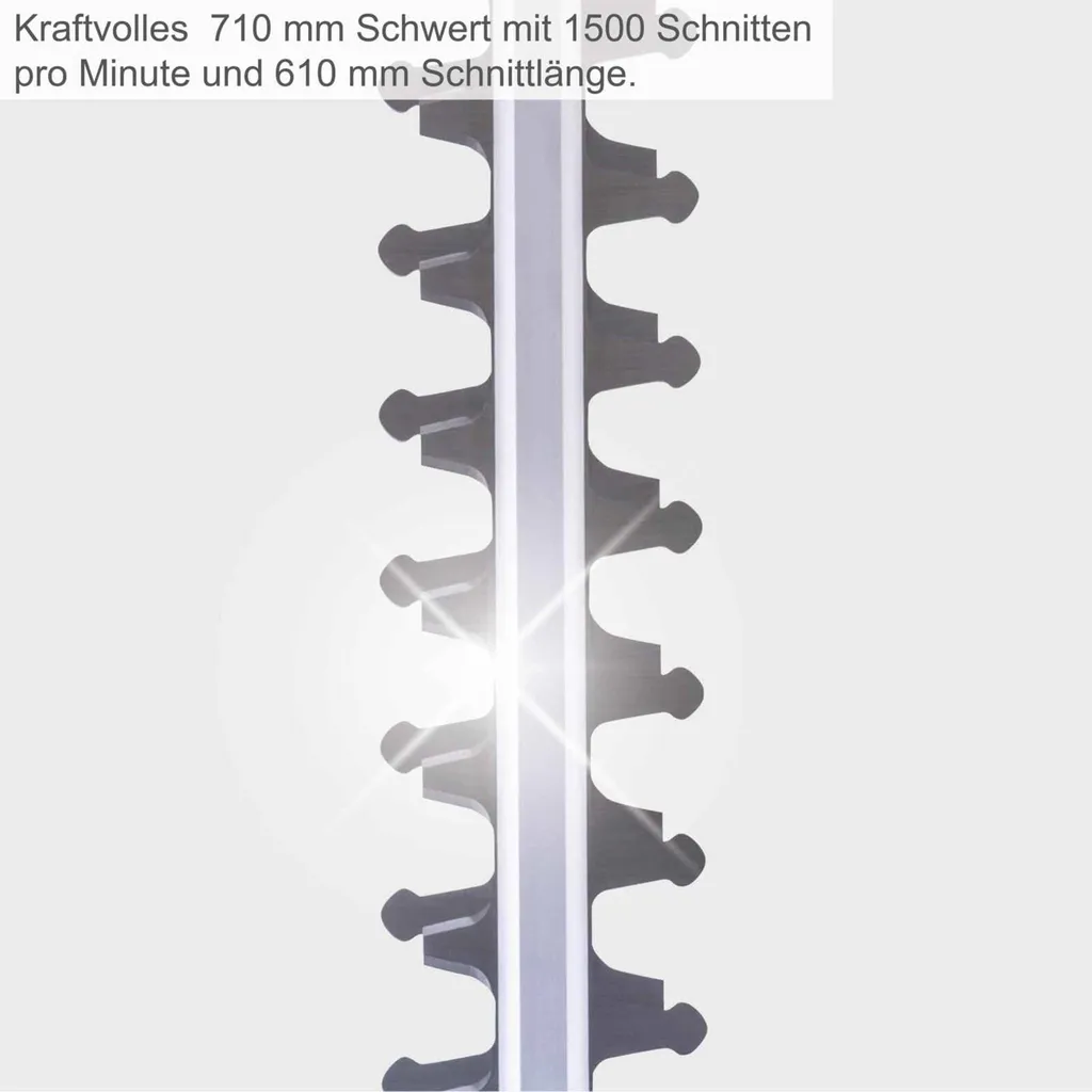 Finissez-en avec la fatigue : Taille-haies Scheppach EHT610 ergonomique