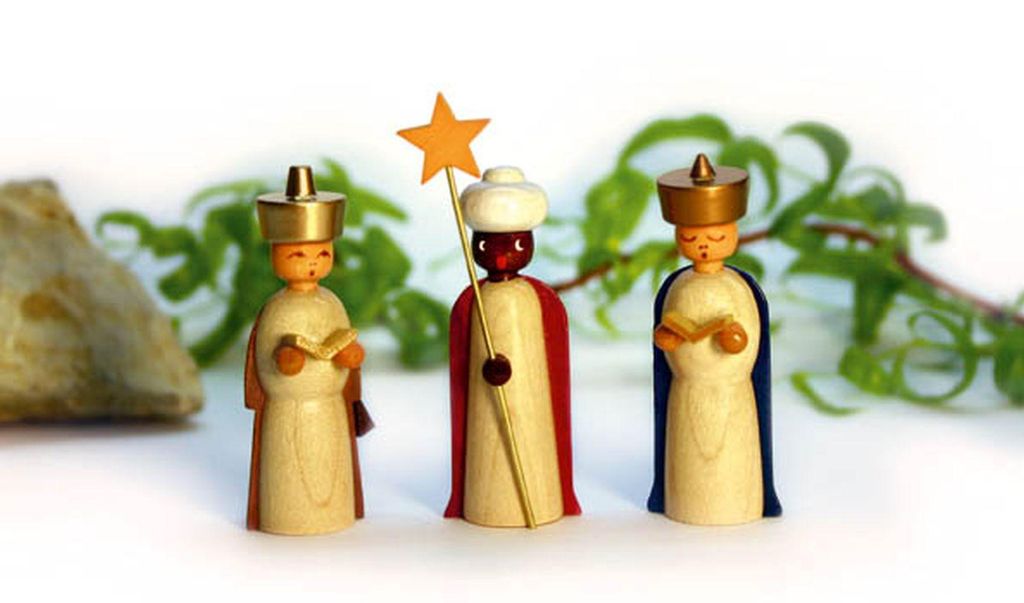 Miniaturfiguren Sternsänger bunt Höhe=7cm NEU Produktbild 