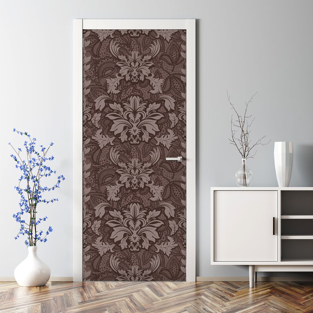 Dekorative Türposter Aufkleber Türsticker selbstklebend Klebefolie Geometrische Kreise 70 x 200 cm