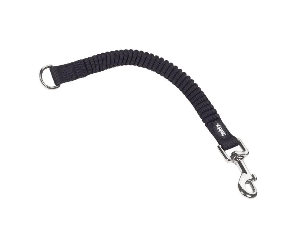 Nobby Soft Stop Belt L Nero - Ammortizzatore Guinzaglio Cane 36cm x 20mm