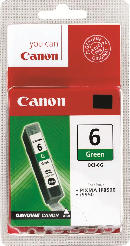 Inchiostro Canon BCI-6G Originale Verde | 9473A002 13ml Canon i9950
