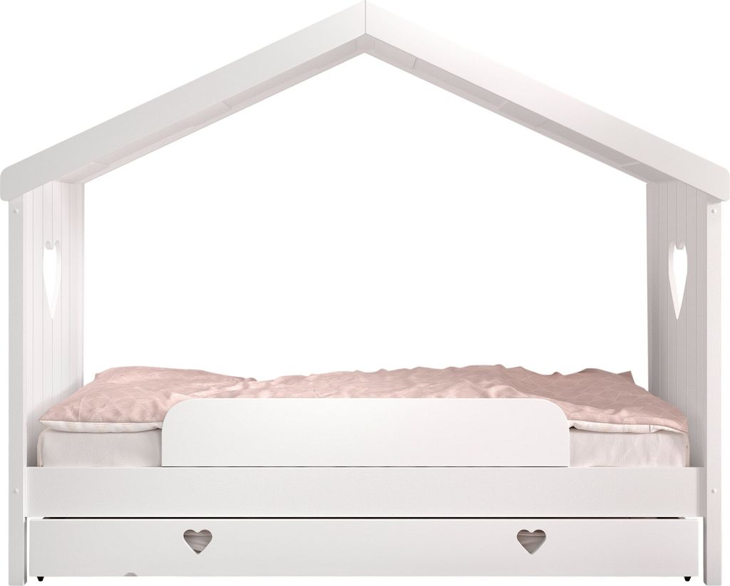 Hausbett >AMORI< in Weiß - 213x171,7x98,7 (BxHxT)