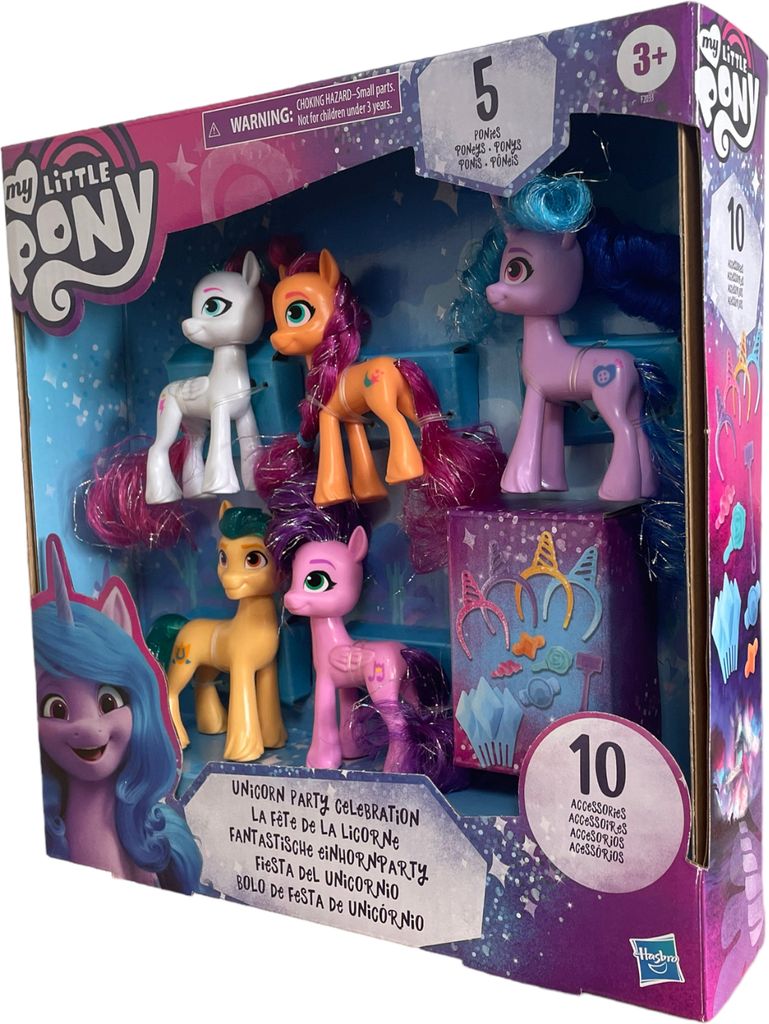 Mein kleines Pony Satz von 5 Einhorn Party Feier Pony Figuren F2033