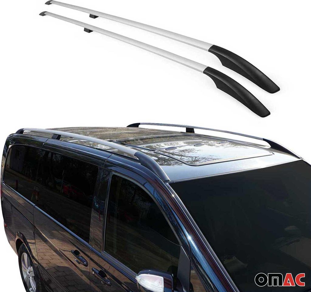 Dachreling Dachgepäckträger Relingträger für Subaru XV 2012-2018 Langer Alu Grau