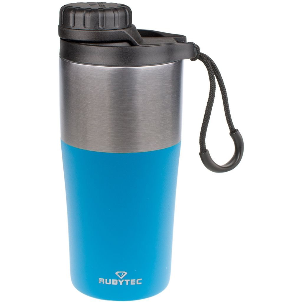 Rubytec isolierbecher Bigshot350 ml Edelstahl blau