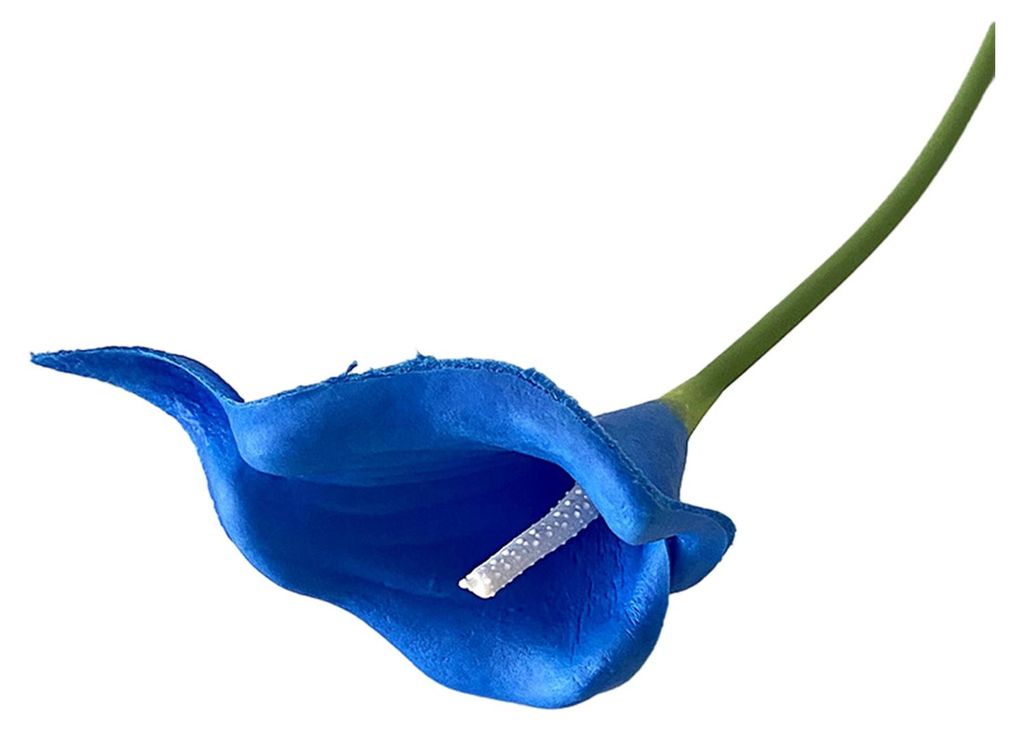 Künstliche Calla-Lilie (34 cm) mit realistischer Haptik, ideal für DIY-Brautsträuße und Tischdekorationen für drinnen und draußen.
