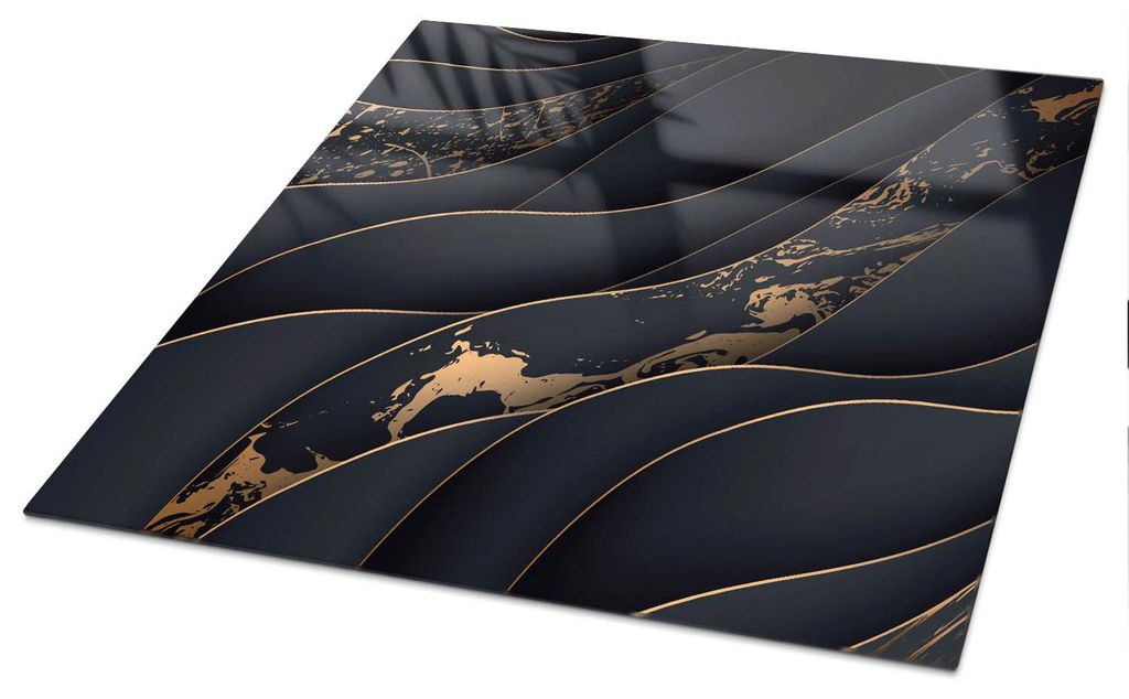 Bedruckte Glas Tischplatte 140x70 cm – Glas Tischplatte Küche – Tischplatte aus Sicherheitsglas – Glasplatte für Küchentisch – Moderne T...