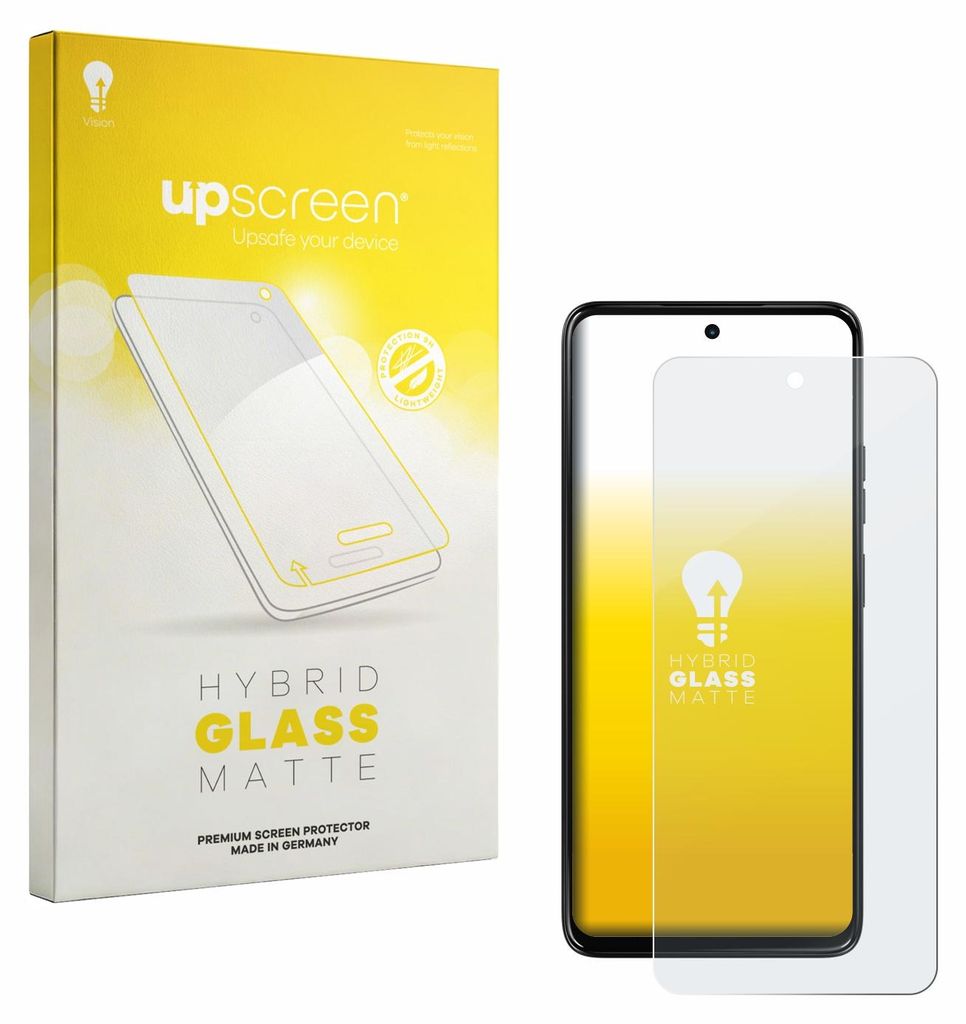 upscreen Entspiegelungs Schutzglas für Motorola Moto G47 Schutzfolie Panzer Folie Glas Display Schutz matt