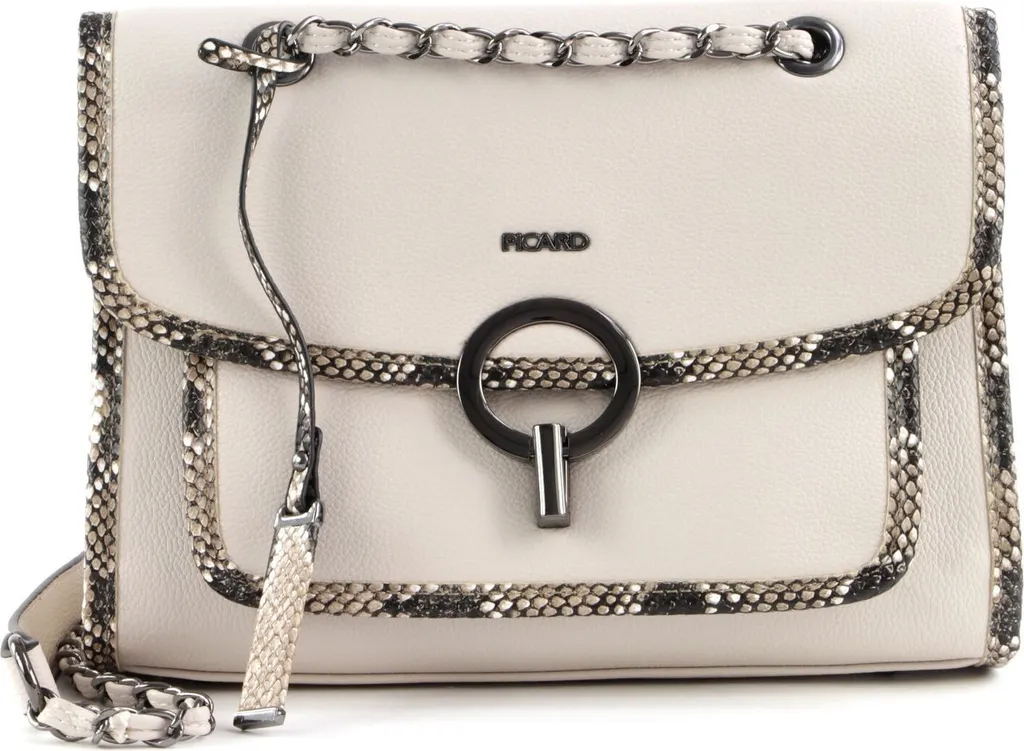 Borsa Picard Savona Beige Linen: Tracolla Multicolore per Donna