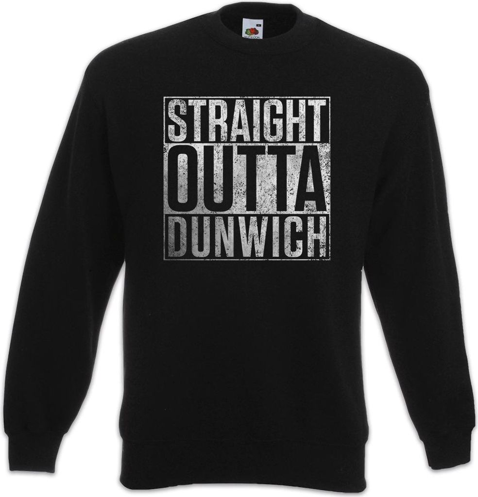 Urban Backwoods Straight Outta Dunwich, Sweatshirt, Farbe: Schwarz, Größe: XL