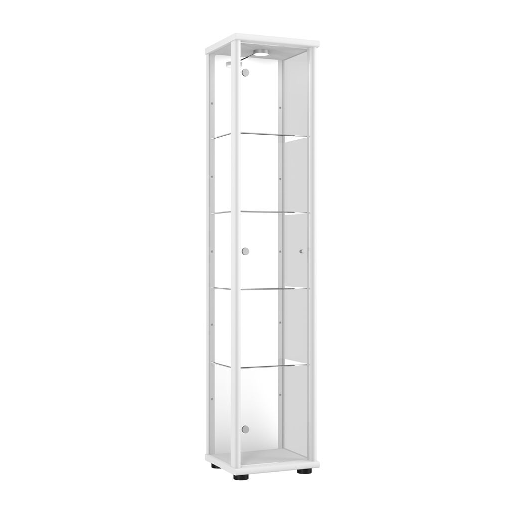 K-Möbel Vetrina in vetro da appoggio in bianco (176x37x33 Immagine del prodotto 